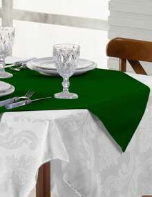 5 Toalhas Cobre Mancha Oxford Buffet Festas Decoração Restaurante 75x75cm - Verde - Visão 4