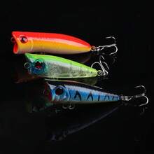 30pcs Mini Fishing Lure Kit Hard Bait For Bass Pike Trout Fishing Bait Set Include Popper  VIB Crankbait Fishing Tackle Fishing Gifts For Men - 彩色 - 查看 4