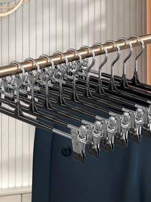 2 piezas/1 pieza Organizador colgante plegable ahorra espacio, compatible con perchas de terciopelo/madera/plástico, estante de almacenamiento y perchero, organizador multiusos sin agujeros, blanco/gris oscuro, 2 opciones de color - Multicolor - Ver 14