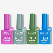 Kit de esmalte de uñas de gel de alta brillo y larga duración, incluye: Top Coat sin necesidad de limpiar, Base Coat, Top Coat reforzado, Removedor mágico, Top Coat mate, Base Coat de goma, Aceite para cutículas, Gel 5 en 1, Imprimador pH, Base Coat pelable. Para manicura en casa y profesional con efecto de uñas de gel que se puede despegar.
