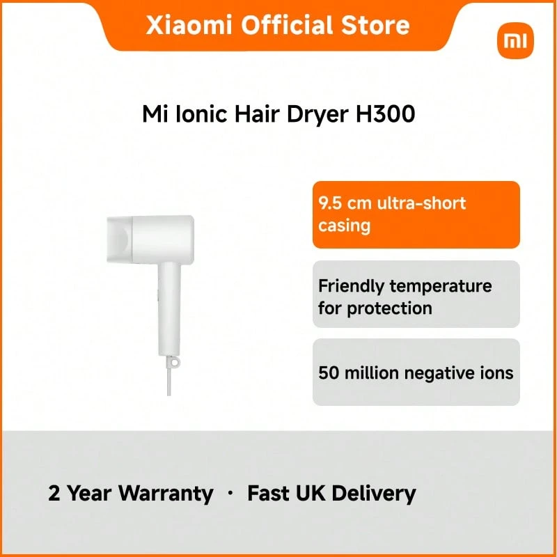 Xiaomi Mi Ionic Hair Dryer H300 - UK Plug(220-240V) - View 1