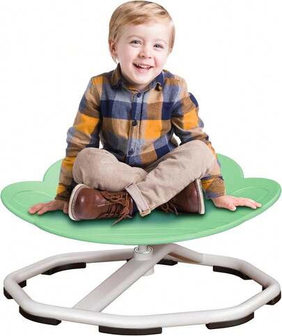 Youngsters' Sensory Swivel Chair With Metal Base - UFO-Shaped Sit And Spin Training Body Coordination, 360° Spinning Fun In 3 Colors - Non-Slip, Educational Toy For Training & Coordination - Ideal For Indoor & Outdoor Play, Sensory Toys