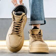 Nowe męskie trampki za kostkę na jesień/zimę 2025, męskie buty casualowe za kostkę, męskie buty sportowe na świeżym powietrzu, płaskie, uniwersalne, wygodne, męskie trampki studenckie, męskie buty sportowe casualowe dla nastolatków, buty za kostkę, białe trampki