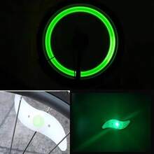 6 Pcs Colorful LED Bike Wheel Light, Waterproof Easy Install Bicycles Wheel Spoke LED Lights With 3 Modes, For Bicycle Spoke Decoration Warning At Night Easy To Install Spoke Decorations - Multicolor - View 18