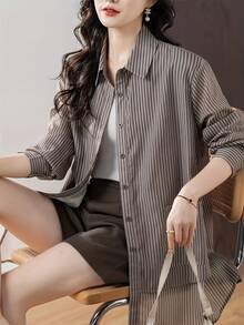 Kardigan damski w dużym rozmiarze, uniwersalny i luźny