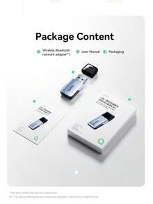 Llano Wifi6 适配器无线适配器 9000Mbps USB WiFi 2.4G 和 5G 网卡适用于 PC 电脑 USB WiFi 适配器 USB 以太网 WiFi - 銀色 - 查看 11