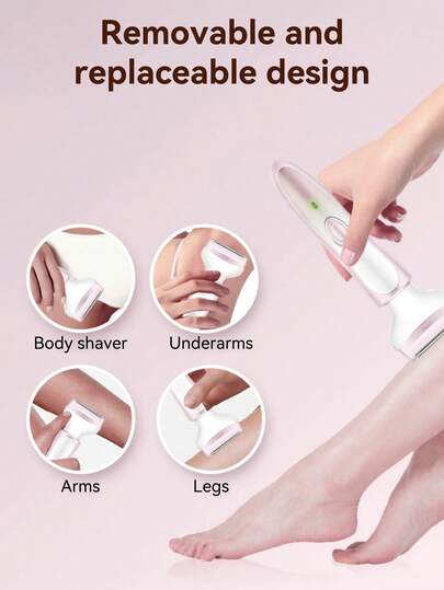 MIGUAN 4-In-1 Electric Shaver And Trimmer Set: Nose Hair Trimmer, Eyebrow Trimmer, Body Hair Trimmer, USB Rechargeable - Multi-Functional Body Groomer, Perfect Gift For Women