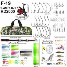 FTK Fishing Rod And Reel Combo, Fishing Rod, Telescopic Fishing Rod Kit With Spinning Reel, Telescopic Fishing Rod With Carrying Bag, Suitable For Freshwater And Saltwater - Perfect For Both Beginners And Professional Anglers! - Multicolor - View 10