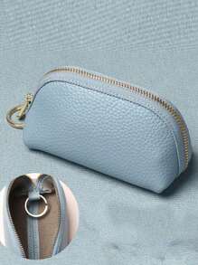 小型汽车钥匙包夹大容量简约韩版可爱钥匙包男女通用女式管家迷你钱包 - 彩色 - 查看 21