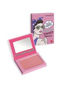 Misslyn Blush in polvere Treat Me SWEET POWDER, texture in polvere seta, illumina il viso con colori opachi o shimmer, con specchio, finish opaco naturale, pigmento duraturo, leggero, liscio, sfumabile, blush in polvere naturale, trucco Y2K per feste, spiaggia, viaggi, vacanze, campeggio, all'aperto, regalo per ragazze, nuovo anno, cosmetici, cosplay, festival, colori fantasia per campus, scuola, fascino, San Valentino, vegano, cruelty free