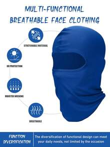 3 Pieces Ski Mask For Men Balaclava Face Mask Summer Face Mask Balaclava Full Face Mask Breathable Hood For Outdoor Use