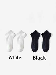 10 Pares de Meias Tornozelo Respiráveis Unissex, Meias Esportivas Finas que Absorvem a Umidade, Antiderrapantes, Verão/Outono