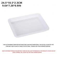 10pcs New Plastic Art Trays, 5 Color Sensory Activity Trays, Sand Tray, Handcraft Sorting Trays, DIY Painting & Beading Trays, Home Decor, Size: 9.64 * 7.28 * 0.9 Inches, Multi-Purpose Craft Sorting Trays, Plastic Material, Ideal For Painting, Beading, DIY Projects And Classroom Use - Multicolor - View 16