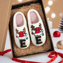 Cotton Slippers-letter Hat E