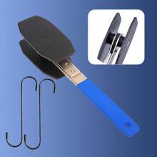 Outil universel 4-en-1 pour compresseur de piston d'étrier de frein à disque, outil d'expanseur d'étrier de frein, écarteur de piston à cliquet pour la réparation et l'installation des freins automobiles, bleu