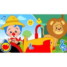 Plim Cartoon Background Birthday Party Photography Pig Photo Rainbow Background Decoration Props Banner Personalized 02 - Trắng 2 - Xem 3