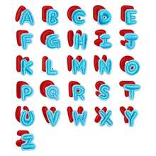 9/26/36/52 Mini Letters Patch, Cute And Mini, Is A High-Quality Auxiliary Material For DIY Decorating Clothing, Can Be Sewn And Ironed, Full Of Creativity, Used For Clothing, Bags, Shoes, Hats Decoration - 彩色 - 查看 17