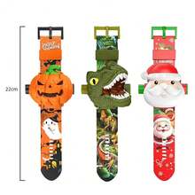 Dinosaur Projection Watch, Children's Electronic Watch Toy, Toddler Watch With 24 Cartoon Images, Gift For Birthday, Halloween, Christmas, Anniversary - Multicolor - View 12