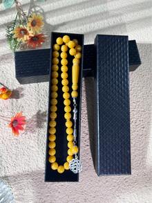 礼盒装 45 颗亚克力念珠 Tasbih/Misbaha 祈祷珠，糖果色 - 彩色 - 查看 14