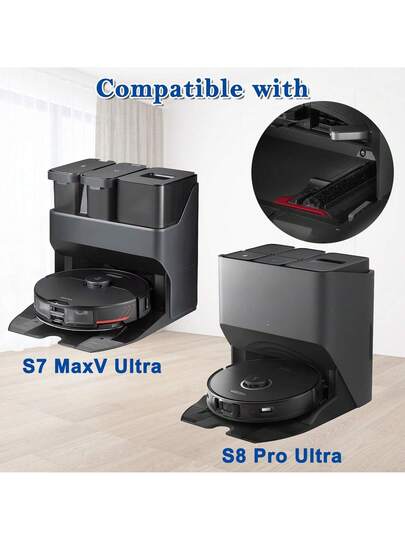 Roborock High Speed Cleaning Brush Saros 10/S8 MaxV Ultra/S8 Max Pro Ultra/S7 Ultra Mop Washing Dock Self (1pc Included), Robot Stofzuiger Accessories view 4