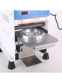 Maquina Selladora Manual De Vasos Para Altura De 190 Mm - Plateado - Ver 3