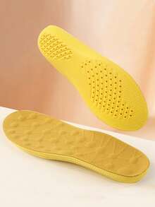 QKC 1 Paar bequeme 5D Massage Einlegesohlen für den Winter, entlasten den Fußdruck, geeignet für Lässig- und Sportschuhe