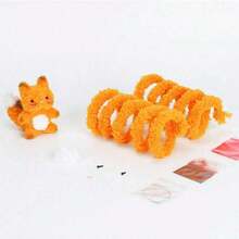 圣诞驯鹿手工DIY材料扭杆柔韧娃娃材料包法兰绒珊瑚绒雪尼尔毛毡棒可爱娃娃迷你动物牦牛熊狐狸鲨鱼加密多功能花束礼品钥匙扣艺术项目卧室吊坠装饰圣诞节毕业生日 - 動物A組 - 查看 18