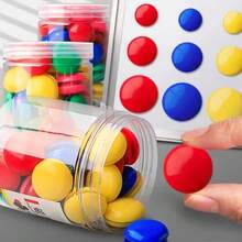 12/28/56 قطعة مغناطيس ملون دائري للمنزل والمدرسة والمكاتب