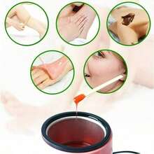 100 pezzi Bastoncini di cera multiuso per depilazione, rimozione dei peli di naso, orecchie e viso, applicatore di cera, strumento per la cura della pelle