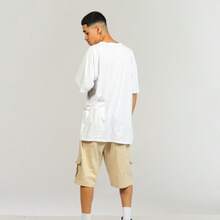 Beige Cargo Shorts - Beige - View 5
