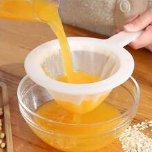 2pcs Reusable Fine Mesh Nylon Strainer Bags For Brewing, Nut Milk, Etc. - Kitchen Gadget, Easy To Strain And Filter - White - View 11