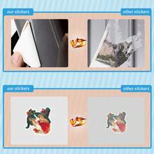 50 Peças Adesivos Retrô de Halloween, Adesivos Impermeáveis de Vinil para Scrapbooks, Diários, Laptops, Para-choques, Skates, Garrafas de Água, Computadores, Celulares, Suprimentos para Festa de Halloween