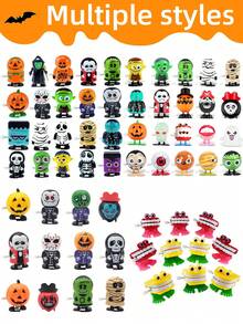 1/6/12 Stücke zufälliger Stil Halloween Aufziehspielzeug - Aufziehspielzeug in Großpackung für Halloween Party Geschenke, Trick or Treat Tüten, Schüler Schule Klassenzimmer Geschenke - Karnevalsspiel Preise