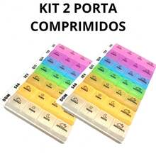 Weekly Pill Holder With 28 Compartments – Daily Medicine Organizer - Multicolor - View 7