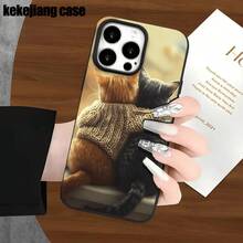 Fundas y carcasas protectoras con diseño de gatos bajo el sol y orificios grandes. Compatibles con phone 16 Pro Max, 16, 15 Pro, 14, 14 Plus/14 Pro Max, 13, 13 Pro, 12 Pro, 11/11 Pro. Regalos para cumpleaños y fiestas - Blanco - Ver 5