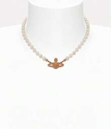 Vivienne Westwood Mini Bas Relief Pearl Choker