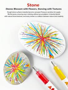 1 Set Of 168 Colors Direct Liquid Acrylic Marker Pens, High Capacity Bullet Journal Pens, Vibrant Colors, 1.0mm Tip, Acrylic Painting Art Supplies For School, Drawing, Manga