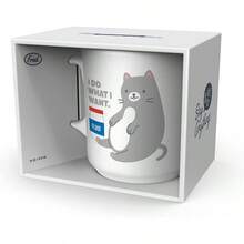 Genuine Fred SAY ANYTHING MUG, DRAGGIN, 16 Ounce Ceramic Mug, White, Dishwasher - I Do What I Want - 查看 4