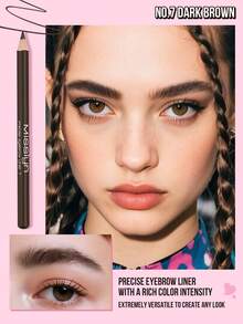 Misslyn Matita precisa per sopracciglia, riempie, definisce, pettina e disciplina le sopracciglia, altamente pigmentata e sfumabile, per dar forma naturale alle sopracciglia, formula morbida e lunga tenuta, senza crudeltà verso gli animali. Adatta per make-up festa, spiaggia, viaggi, campeggio, all'aperto, regali,stile Y2K, Rosa, moda ragazza, nuovo anno, cosmetici, cosplay, migliori festival, colori , campus, scuola, fascino, vibe, Capodanno Cinese, San Valentino, vegano, senza crudeltà