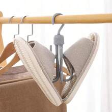 1/2pcs Tank Top Hanger, Durable Plastic Hangers, Swivel Belt Hanger Hooks, Designed For Hanging Tank Tops, Ties, Belts, Bags,Belt, Scarf Storage Rotary Four Claw Hook, Household Multifunctional Clothing Hat Hook, Multi-Function Rotating Hanger Hooks For Clothes, Bags, Belts, Scarves, Ties Storage Rack,Bathroom Accessories