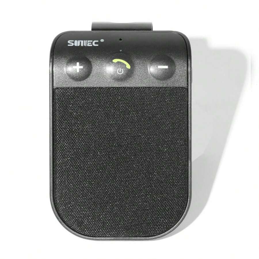 Kit manos libres para coche SUNITEC BC936SA, kit manos libres para coche que admite la conexión de 2 teléfonos, compatible con asistente, altavoz manos libres para coche con clip para visera