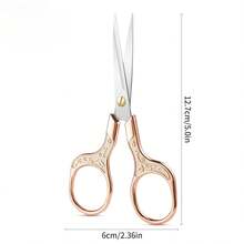 Kéo thép không gỉ kiểu cổ điển - Lý tưởng cho may vá, thêu thùa, nghệ thuật vải, trang trí nhà cửa, nghi lễ trà đạo và các sản phẩm thủ công DIY, tay cầm tiện dụng và cấu trúc bền chắc, dụng cụ may vá, phụ kiện may vá - Nhiều màu - Xem 14