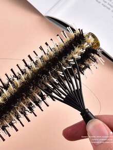 1pc Women's Hollow Comb, Suitable For Wet Or Dry Use - Gentle Massage Design, ABS Plastic Handle, Suitable For All Hair Types, Portable Styling Wide-Tooth Comb, Women's Long Hair Detangling Comb, Reduces Tangles And Frizz, Home Essential, Daily Use, Convenient For Travel, Hollow Design, Must-Have For Young Girls, Back To School Season, Bathroom Accessories