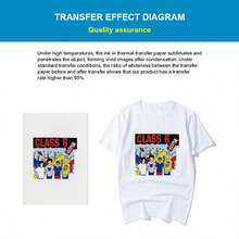 100 fogli di carta da trasferimento sublimazione A4, 100g con elevato tasso di trasferimento e asciugatura rapida, compatibile con tutte le stampanti a getto d'inchiostro, adatto per vari prodotti come magliette, tazze, custodie per telefoni, MDF, cappelli e altro ancora.