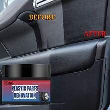[Transparent Care Wax] Suitable For Various Colors Of Car Interiors And Tire Care, Long-Lasting Care Repair Wax | Car Interior Tire Repair And Maintenance Paste, Plastic Parts Repair Rubber Strip Repair And Scratch Repair, Bright Coating Agent