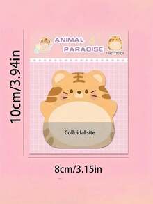 8 Pieces/Set Of Cute Cartoon Animal Pattern Sticky Notes, Creative Stand-Up Sticky Notes, 20 Sheets Per Sheet, 160 Sheets In Total, Christmas Gifts Or Prizes, School Supplies, Back To School