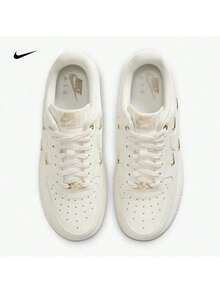 Nike Air Force 1 Low White Gold 4-Hook Women Sports Shoes FV3654-111 - trắng - Xem 3