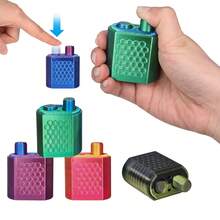 青少年创意玩具缓解压力提高注意力 3D打印多色按钮满足感官需求桌面手指玩具 - 3D Printed Finger Fidget Toy - 查看 3