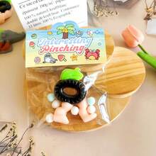 豪华东东萨胡尔AI经典撒哈拉木制娃娃，意大利玩具柔软毛绒可变形减压娃娃，AI新文化减压玩具，麻糬玩具，儿童柔软毛绒玩具，亲子互动玩具，减压玩具，快乐玩具，派对玩具 - 彩色 - 查看 6