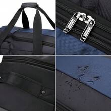 Maletas de Viaje 28 Pulgadas, Mochila de Viaje con Ruedas Giratorias, Maleta De Mano Múltiples Compartimentos(negro) - azul - Ver 10